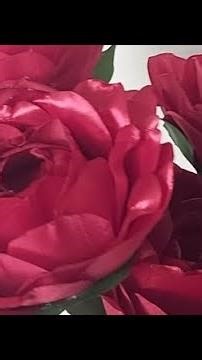 Ribbon roses (Glass technique)