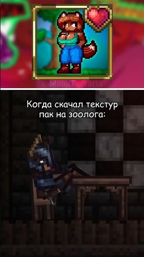 The best texture pack in Terraria: #terraria #terraria #memes #animation