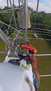 33K views · 694 reactions | Ever seen a watermelon go airborne?  Trammed up a fresh slice 50 feet to the towerman — keeping morale (and hydration) high on a hot day in the field ⚡️ #VCTowers #hamradio247 #bluecollarlife #towerclimbing #construction #fieldwork | VCTowers | Facebook