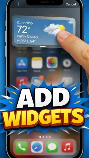 How to Add Widgets to iPhone Home Screen