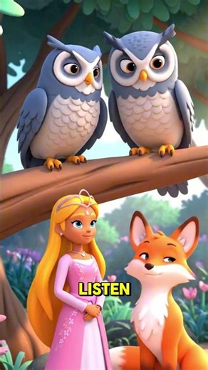 The Tale of a Princess and a Fox #funny #cute #3danimation #education #shortvideo #shorts #fyp