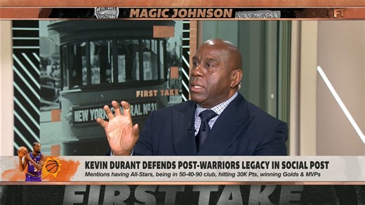 "Kevin Durant is a piece that can actually get you over to win a championship." Magic Johnson shares the teams he wants to see acquire Kevin Durant ✍️ | ESPN First Take