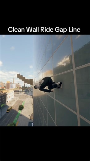 Clean Wall Ride Gap Line #skate #skate4 #easkate #skateboarding #shorts