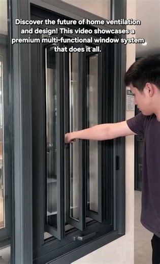 The Ultimate Modern Window: Tilt, Turn, and Integrated Screen System 🪟✨