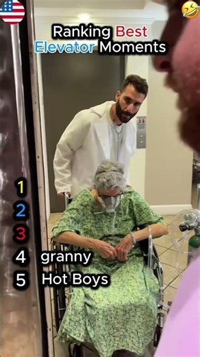 Ranking Best Elevator Moments #shorts #ranking #funny