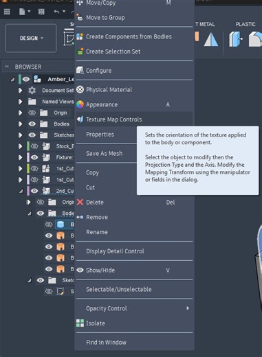 F360 improvement: rotate 3D texture