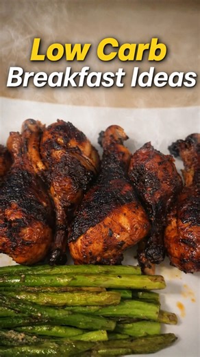 Low carb breakfast ideas shrimp salad gyros and BBQ chicken at home