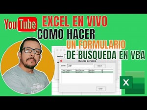 🔴 Excel LIVE, How to create a search form in VBA