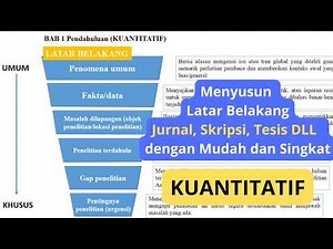 How to Quickly Write a Quantitative Research Background in 10 Minutes