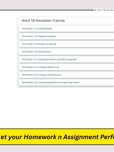 Word 1B Simulation Training | Biz Intel Media | Pearson MyLab IT Word 1B Simulation Training | Word 1b Simulation Training | Word 1B Simulation | Biz Intel Media MyLab IT | Pearson MyLab IT Word 1B | MyIT Lab Word 1B Training | Word 1b Simulatio Struggling with Word 1B Simulation Training? Need Word 1b Simulation Training help? Searching for Word 1B Simulation answers? Looking for Biz Intel Media MyLab IT or Pearson MyLab IT solutions? This complete MyLab IT tutorial shows you exactly how to com