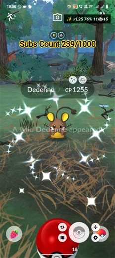 ✨Shiny Dedenne Caught in Wild #pokemongo #pokemongoindonesia