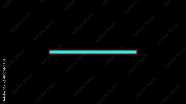 Cyberpunk loading bar animation with glitch effect. Futuristic uploading progress bar with glitch effect isolated on black background.Pixel Preloader. Downloading Barloading Screen