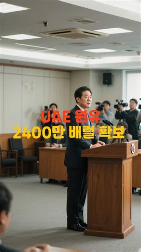 UAE원유 2400만 배럴 확보