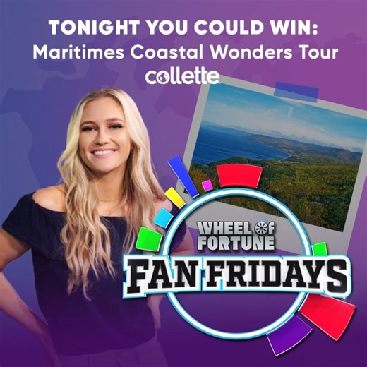 10K views · 253 reactions | The beauty of the Canadian coast awaits a lucky viewer!  Enter for your chance to win this Maritimes Coastal Wonders Tour with Collette: wheeloffortune.com/win/fan-friday | Wheel of Fortune | Facebook