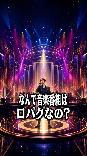 Why do music shows use lip-syncing? #shorts