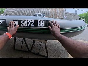 Installing a Registration Plate on My Newport NS130 Inflatable Boat 🚤