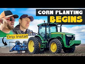 Subsurface Drip Irrigation INSTALL | CORN PLANTING Begins