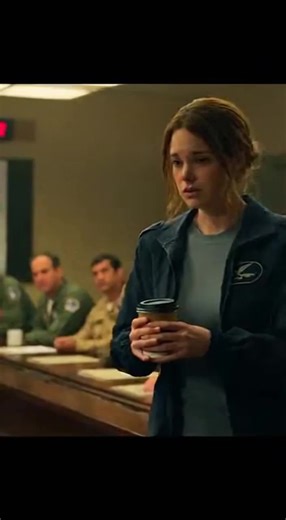 “She Was Just Fetching Coffee for the Officers… Until the Pilot Noticed the Patch on Her Sleeve—and Suddenly Everyone Stopped Breathing 😲😲😲” Steam rose from the paper cup in her hands, mingling with the faint smell of briefing-room polish and nervous tension. Emma moved carefully between officers seated around the long oak table, her footsteps almost silent. To most, she was nothing more than a runner—someone sent to fetch coffee for those who bore the real weight of the mission. Her hands tr