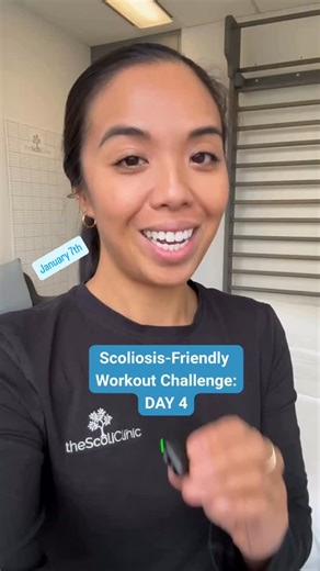 Day 4 of 2026 Kickstart Scoliosis-Friendly Workout Challenge: Upper Body💪💪 Follow along on TSC Connect on YouTube! #scoliosis #thescoliclinic #tscconnect #standtallfromtheinsideout | The ScoliClinic