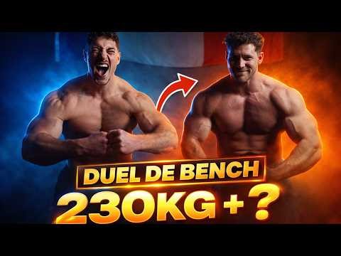 230KG+ AU BENCH : QUI EST LE PLUS FORT ?! (925KG TOTAL 4 semaines avant les EUROPES)