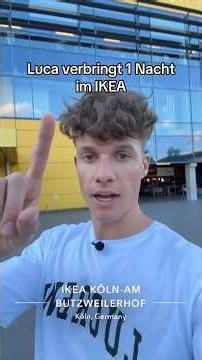 Luca spends a NIGHT at IKEA