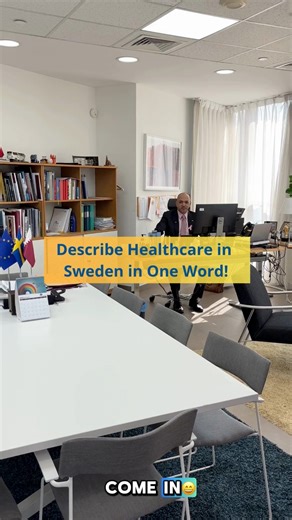 🇸🇪 🩺 Describe healthcare in Sweden — in one word! We asked the team, and here’s what they said: ✨ Innovation. Collaboration. Caring. Sustainable. Inclusive. Cutting-edge. Six words that say it all — Sweden’s healthcare is where science meets compassion and innovation drives better lives. 💡 Discover more about Sweden’s healthcare and life sciences: 👉 platformsweden.com/healthcare #SwedenInQatar #PlatformSweden | Embassy of Sweden in Doha - سفارة السويد في الدوحة