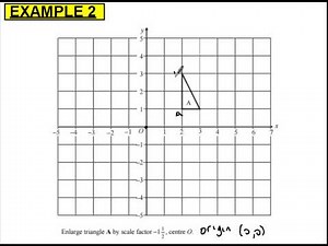 Enlargement with a centre of enlargement