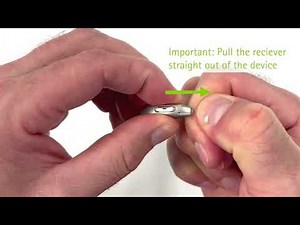 How to remove an Audéo Infinio receiver