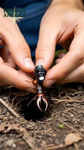 Tiny Camera Inside an Earwig Colony 😱 Underground World