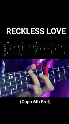 Reckless Love (Tabs Intro) (Guitar Fingerstyle Tutorial)