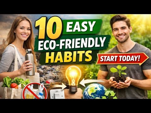 10 Easy Eco-Friendly Habits You Can Start Today 🌍 | Save the Planet Now