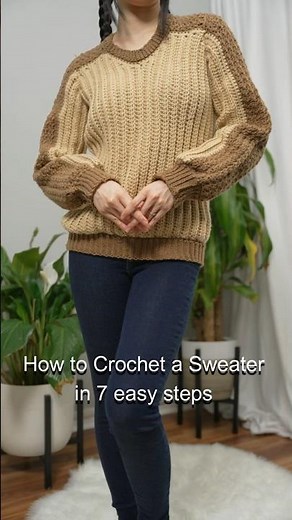 How to Crochet a Sweater in 7 Easy Steps