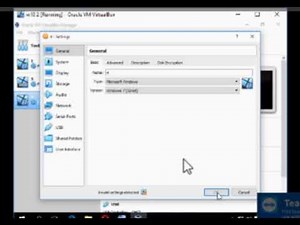 ok button greyed out : virtualbox