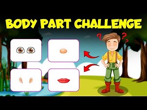 Guess the Body Part Challenge | Match it with Flash Cards | Color Pencil TV