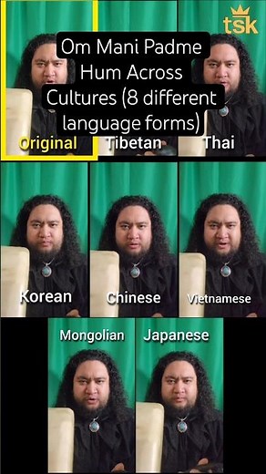 Throat Singing Mantra with Infinite Benefits | Om Mani Padme Hum (8 different language forms)