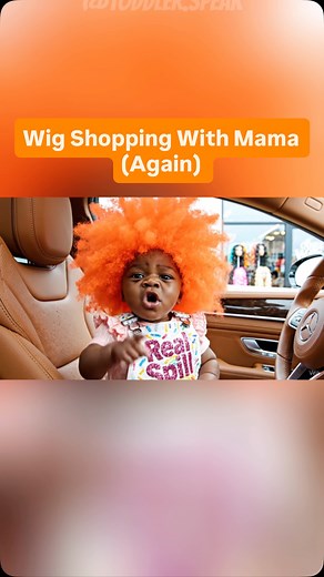 125K views · 23K reactions | I’m not sure why I even bother wig shopping with my mama anymore.. it’s a complete waste of time 﫠 #viral #fyp #ai #trending #funny #baby #hilarious #reels #aibaby #explore #explorepage #fblifestyle #wigs | Toddler Speaks | Facebook