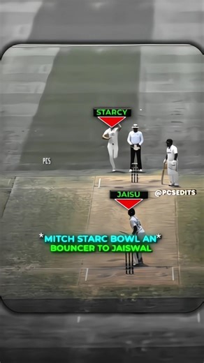 ITS COMING TOO SLOW 🐌😅#shorts #cricket #yashasvijaiswal #mitchellstarc #youtubeshorts