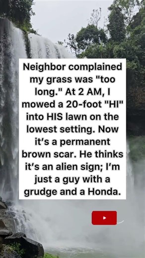 The 2 AM Lawn Message #neighbor #lawn #revenge #shorts