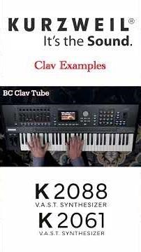 Clav Examples Kurzweil K2061 & K2088