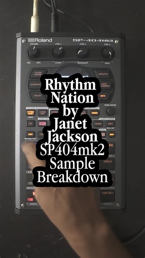 Rhythm Nation by Janet Jackson SP404mk2 Sample breakdown! #musicproducer #musicproduction #sp404mk2 #sp404 #90shiphop #beatmaking #classichiphop #samples #sampling #sample #newjackswing #newjackswingmusic #janet #janetjackson #janetjacksonedit #slyandthefamilystone #rhythmnation #rhythmnationcountdownchallenge #rhythmnation1814 #80s #80smusic #80sbaby