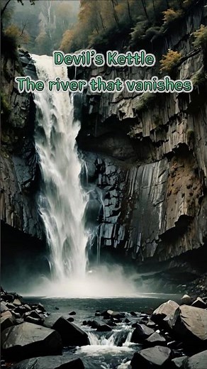 🔬 The Devil’s Kettle Waterfall | The river that disappears into solid rock