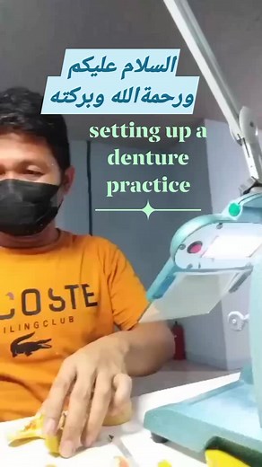 Setting Up a Denture Practice #settingdentures #Setupteethdenture #reelsfypシ #reelsviral #reels2023 #dentureinvestment #denturelaboratory #dentureflasking #denturerepair #dentaltechnician #dentallaboratorytechnician #makingdenture #polishingdenture | Akmad Malawani Lidasan