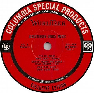 Various - Discotheque Dance Music Vol. 1 (Record 6)