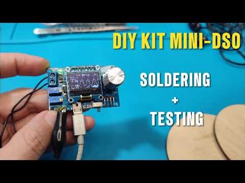 Soldering And Testing The Famous diy Mini DSO Osciloscope From Aliexpress