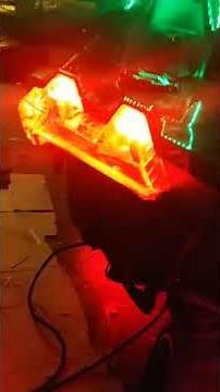 Slingshot HID and led lights under dash under vehicle.headrest over center console