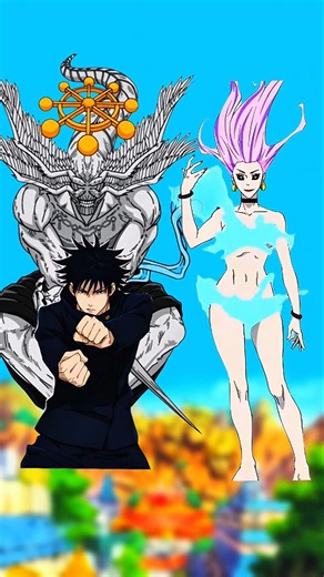MEGUMI (MAHORAGA) vs TAKAKO URO | WHO IS STRONGEST? ⚔️🔥 #shorts #jjk #gojo #whoisstrongest