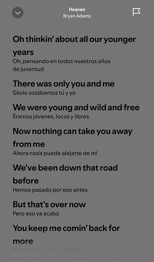 Bryan Adams - Heaven Lyrics