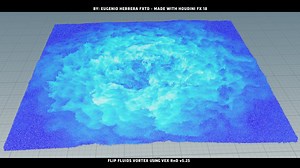 Vortex fluids 02 - VEX Houdini flip