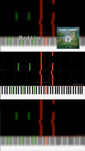 Bad Liar by Imagine Dragons - Piano Cover and Tutorial by Isabella Legrande