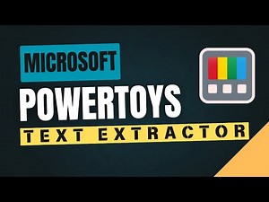 Extract Text from Anywhere on Screen with PowerToys | Text Extractor Tutorial (OCR) 🔍